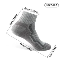 WRELS chaussettes thermiques en laine mérinos hiver chaud Ski randonnée snowboard escalade Compression chaussettes de sport chaussettes en laine mérinos épaisse 5