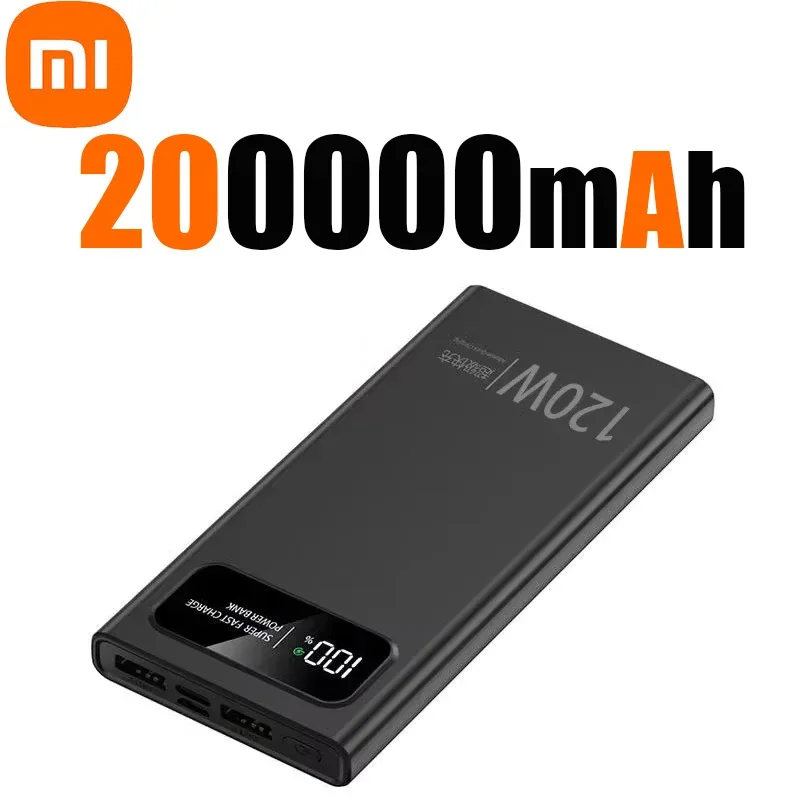 Black 200000mAh