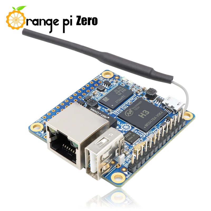 Orange Pi Zero 256MB RAM Single Board Computer Allwinner H3 Quad-Core,WiFi, Open-Source, Run Android Linux,100M Ethernet SBC
