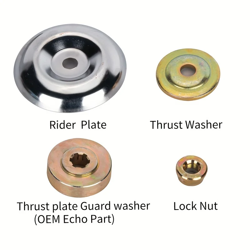 Brushcutter Replacement Parts LUSQI Universal Brushcutter Working Head Maintenance Washer Kit Nuts For Home Gasoline Trimmers Brush Cutter