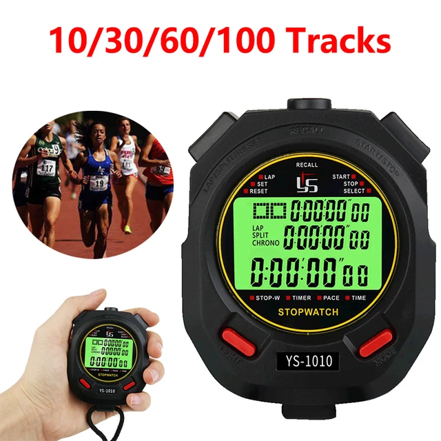  Sports Stopwatch, Countdown Timer CR-2032 Button