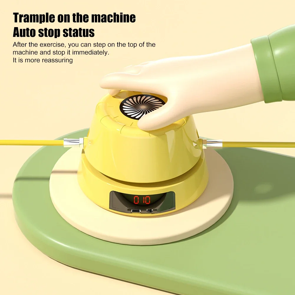 Skipping Rope Machine Sets Cordless Skipping Smarts Jump Rope LCD Screen Counting Speed Counter Fitness Exercise Body Building