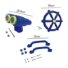 Playground Equipment Set Active Outdoor Play Kids Pirate Telescope Steering Wheel & Safety Handle Bars for Kids Outdoor Playset 6