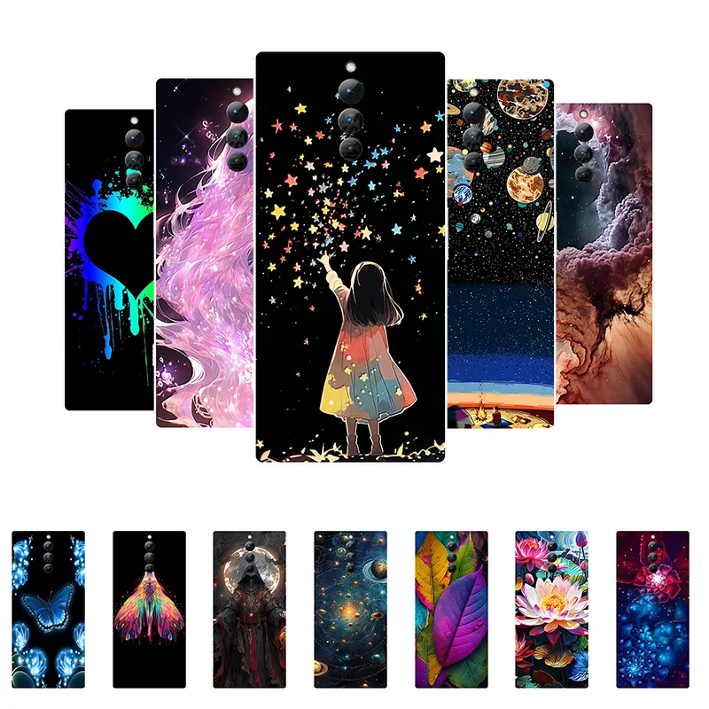 Custodia Per Red Magic 8S Pro Cover Nubia Red Magic 8S Pro Custodia In Silicone Soft Girl Flower Cover Posteriore Per Red Magic 8 Pro Plus Case