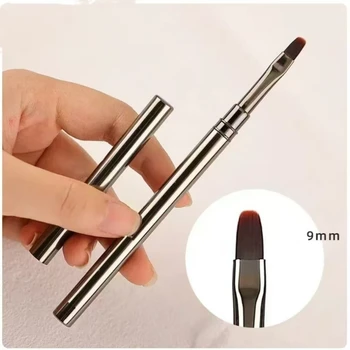 Colla per unghie Penna per fototerapia Penna per gel UV Penna per pennello per unghie acrilica Pittura Disegno Pennello per fodera Strumento per pennelli professionali per manicure