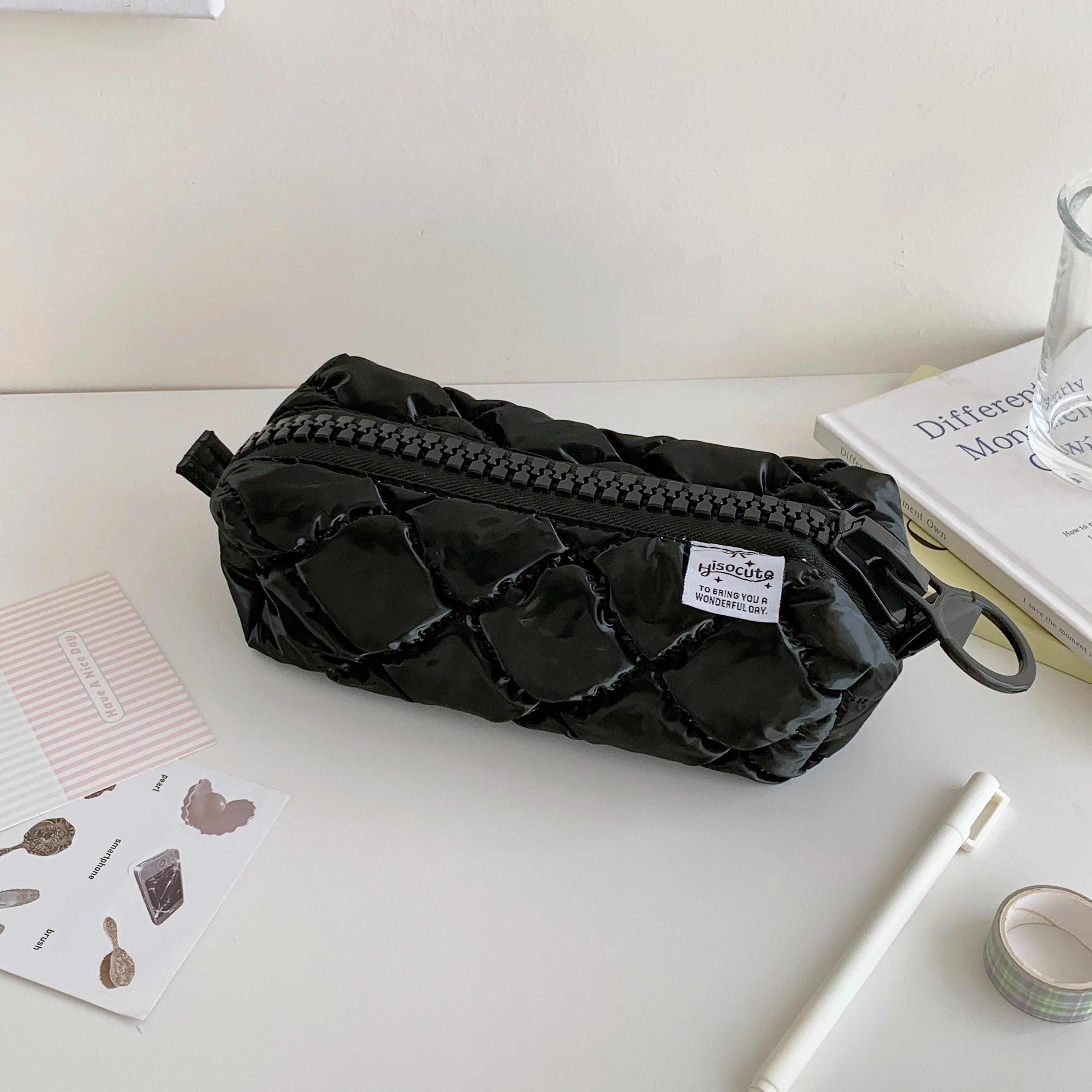 لينة اللحف كبير سستة مقلمة حقيبة تخزين القرطاسية ا...