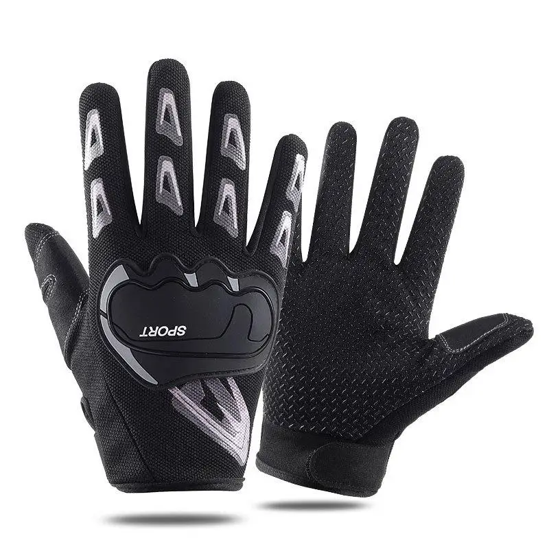 

Motorcycle Full Finger Gloves For Men Women Shockproof Non-slip Gloves For Outdoor Fitness Cycling