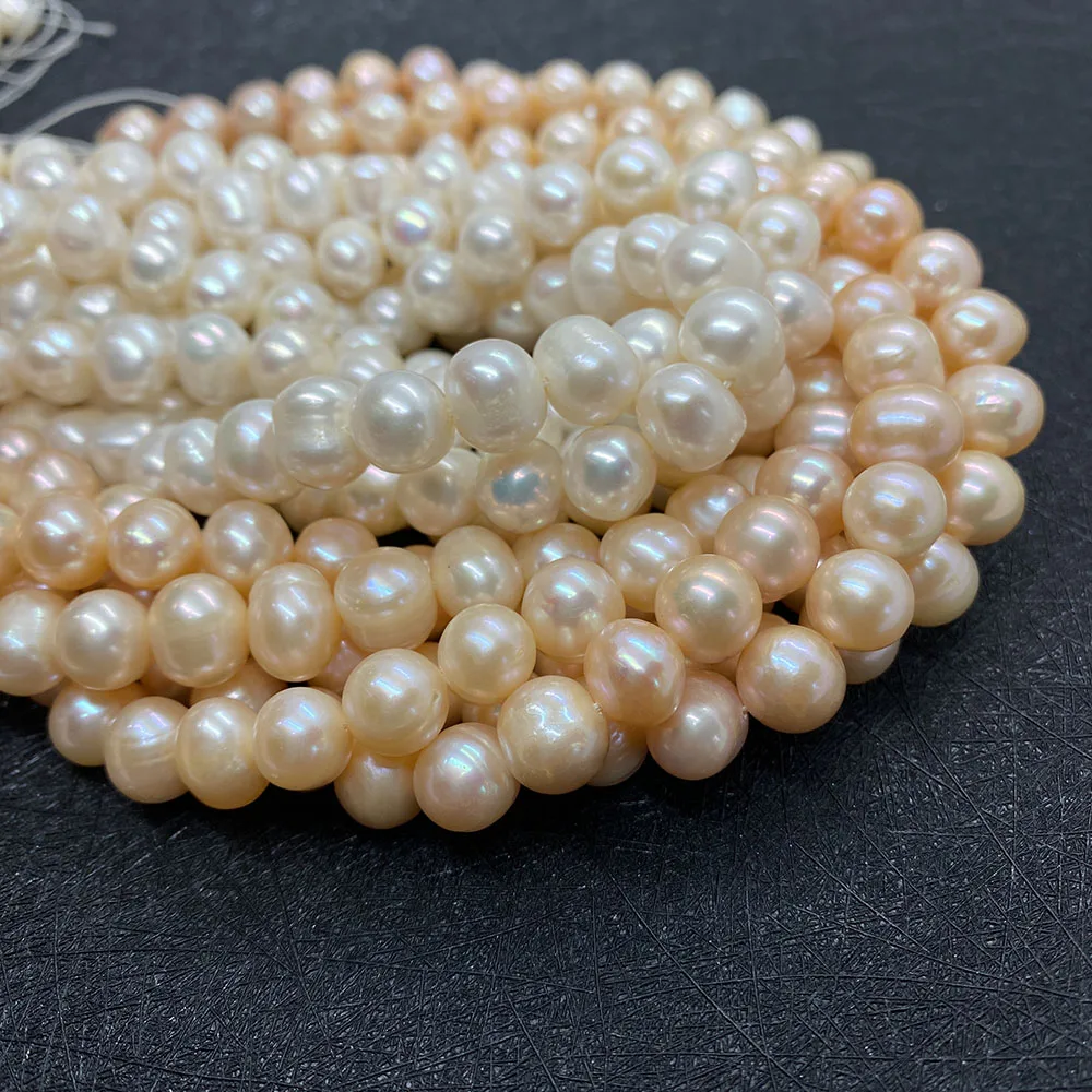 

Natural Freshwater Pearls Loose Beads Grade A Beaded Jewelry DIY Necklace Earrings Beads Jewelry Potato Shape Charms Accessories