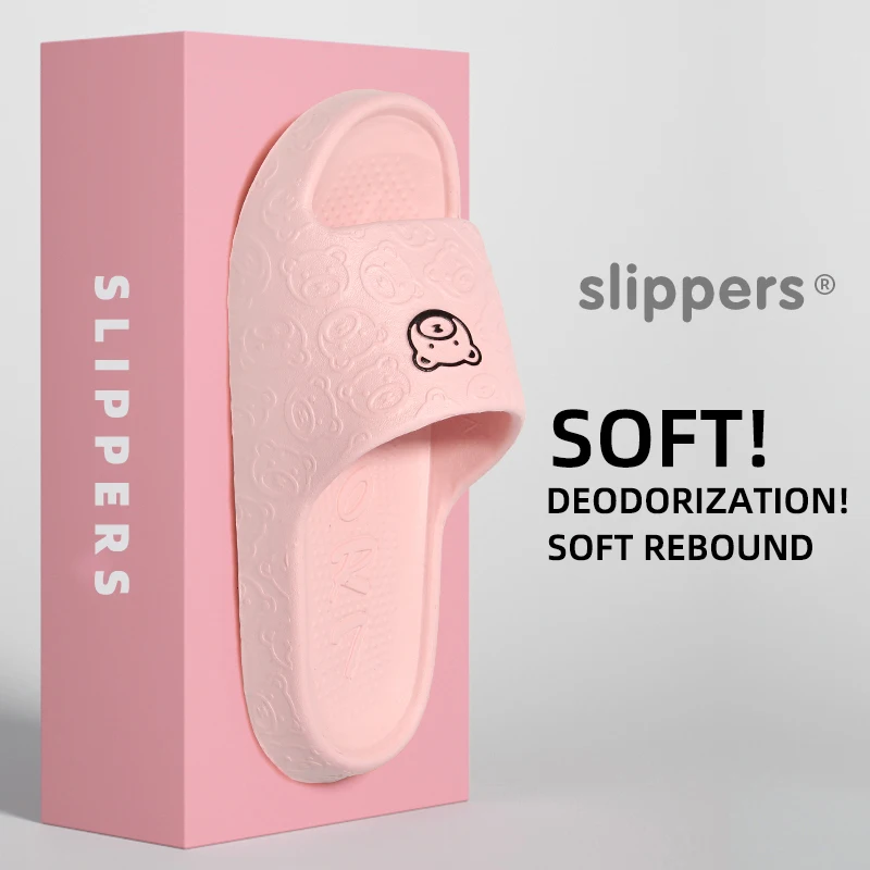 Non-Slip Slippers for Women Outdoor Wear 2024 New Indoor Home Sandals Female Summer Eva