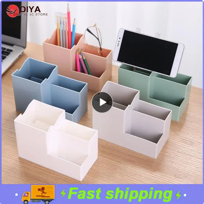 

Настольный держатель для ручек, органайзер, контейнер для хранения косметики, инструменты для макияжа, стойка, школьная офисная посуда