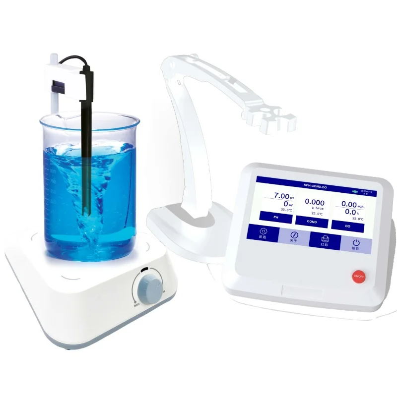 IKEME 다기능 수질 분석기, EC, DO, PC, CD, PD, PCD, 데스크탑 PH 계량기, 용존 산소 계량기 전도도 계량기