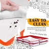 Food Preservation Tray BPA Free Reusable Stackable Food Tray Safety Plastic Food Refrigerator Storage Tray Keep Food Fresh Tray 3