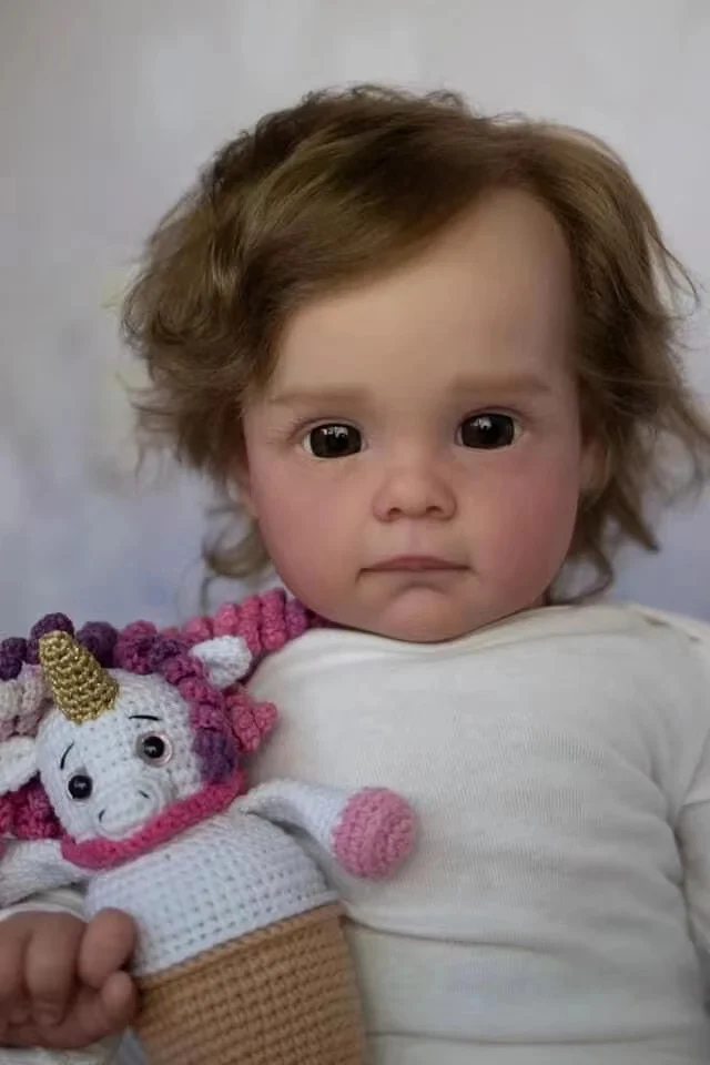 

Bebe Reborn Baby Doll Maggie Rooted Hair Ready Reborn Princess Little Girl 45cm For Kids Birthday Gift