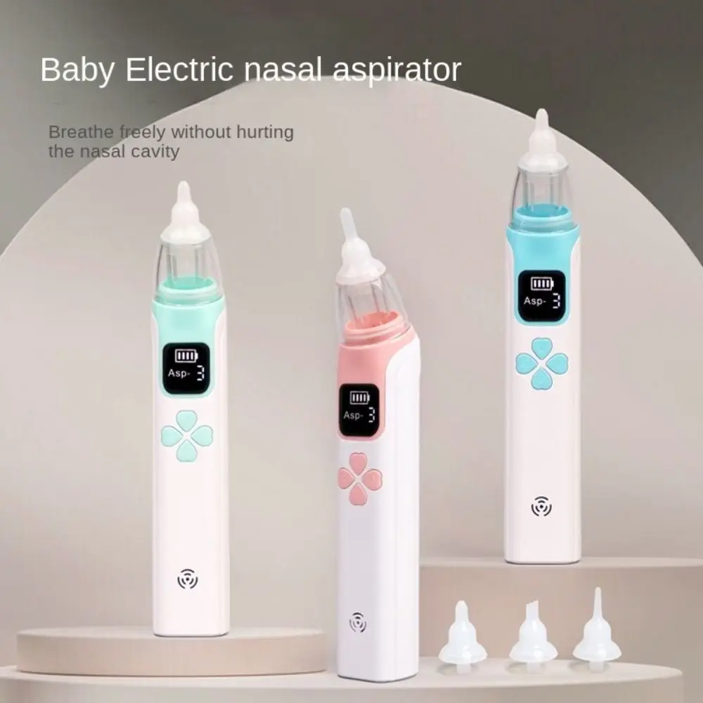 Electric Baby Nasal Aspirator Safety USB Charging Baby Nasal Inhaler Silent Nasal Obstruction Rhinitis Nose Cleaner For Newborns