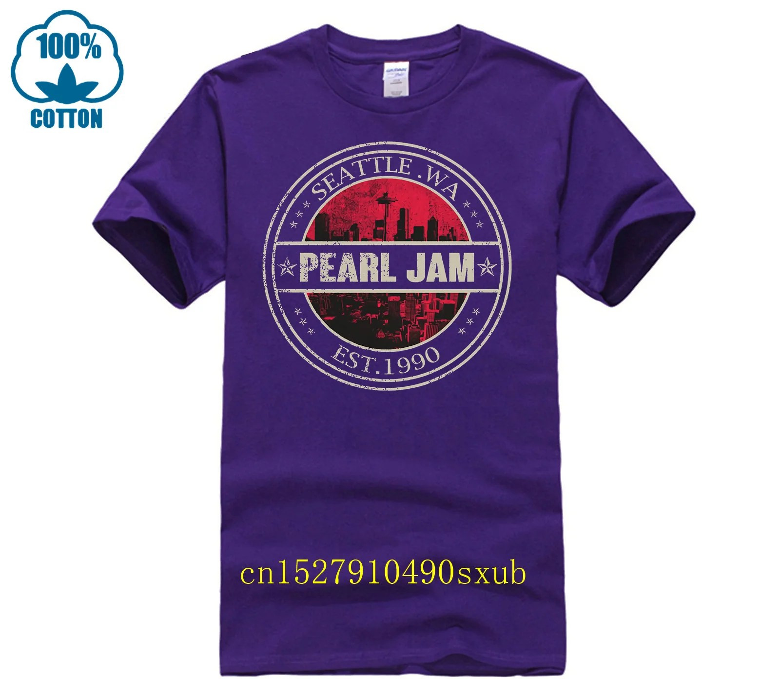 Koszulka męska Seattle Wa Pearl Jam Est 1990, koszulka damska