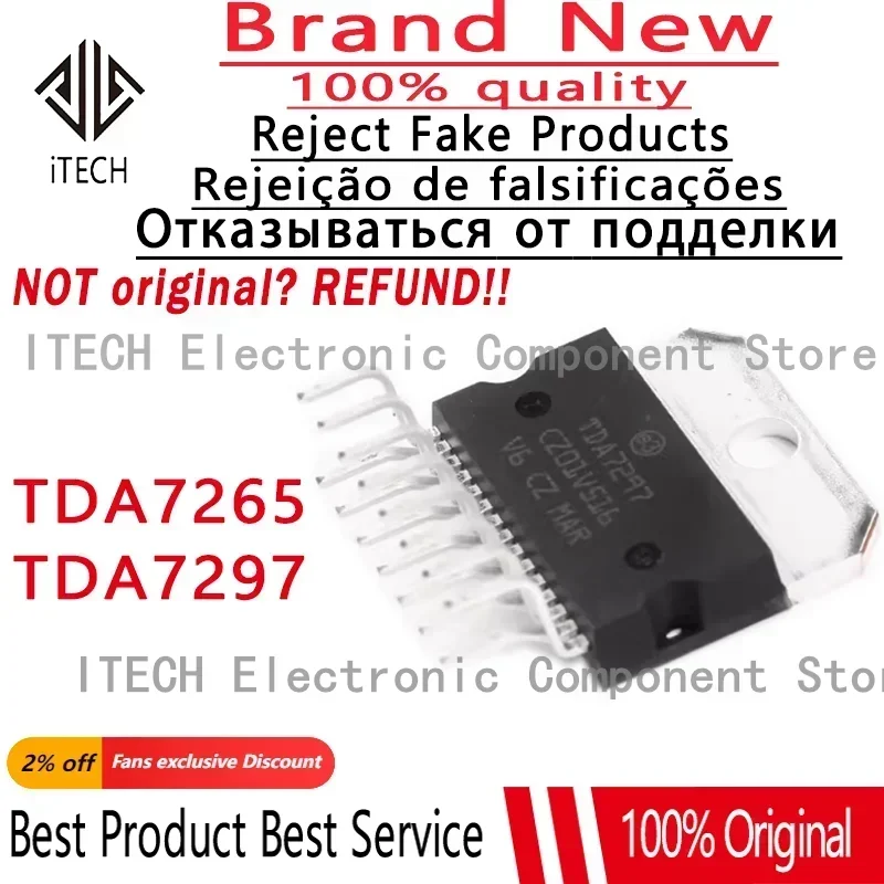 Lotto 10 IC TDA7375 / TDA7375A ZIP-15 ST - Nuovi