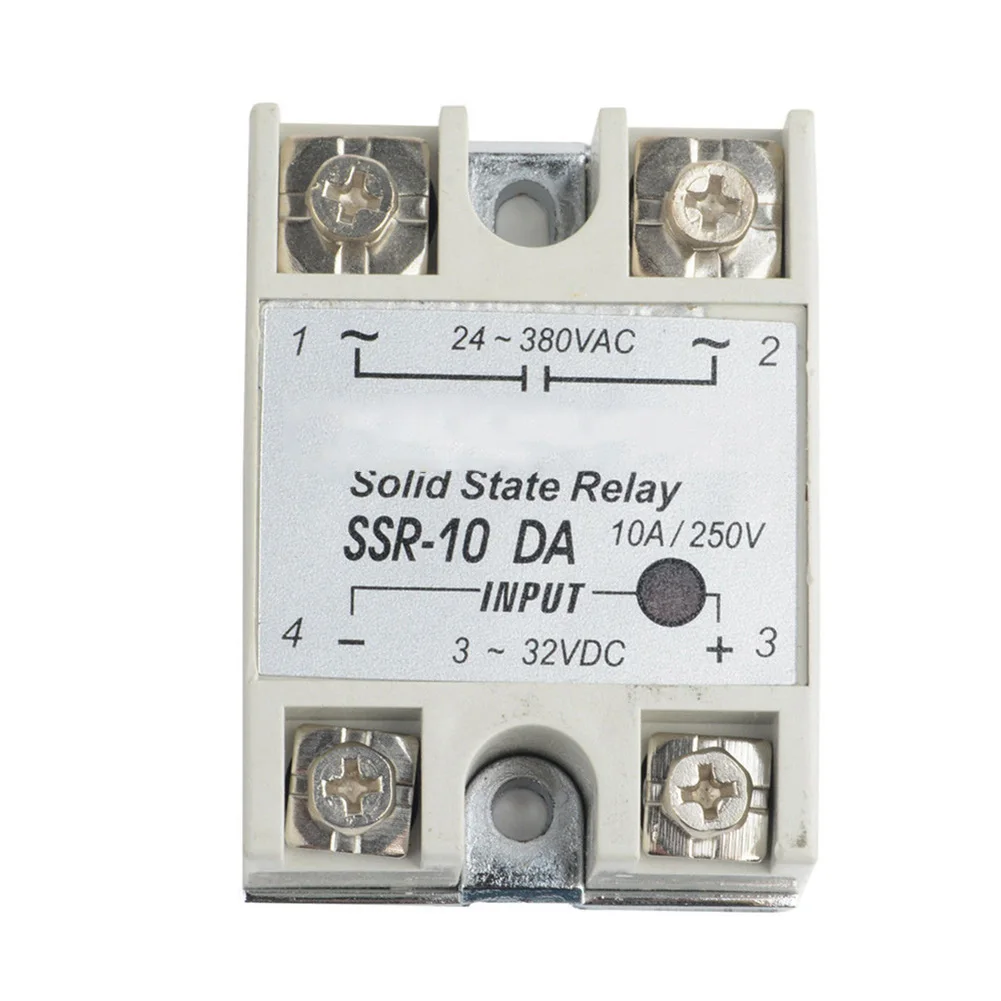 Relè A Stato Solido Monofase Ssr-10-100Da Con Controllo Cc Relè A Stato Solido Ac Forniture Per Apparecchiature Elettriche Industriali