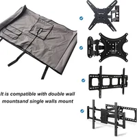 Housse TV extérieure 32 "36" 43 "50" 55 "60" 65 "75" 85 pouces, écran TV résistant aux intempéries, housse anti-poussière polyvalente, sac de protection pour télévision LCD 6