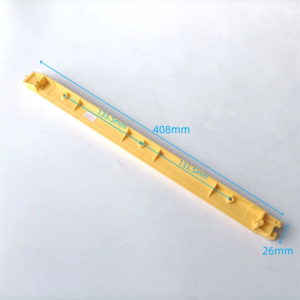 L47332158A Escalator Stainless Steel Step Broadside Demarcation Yellow L 408mm