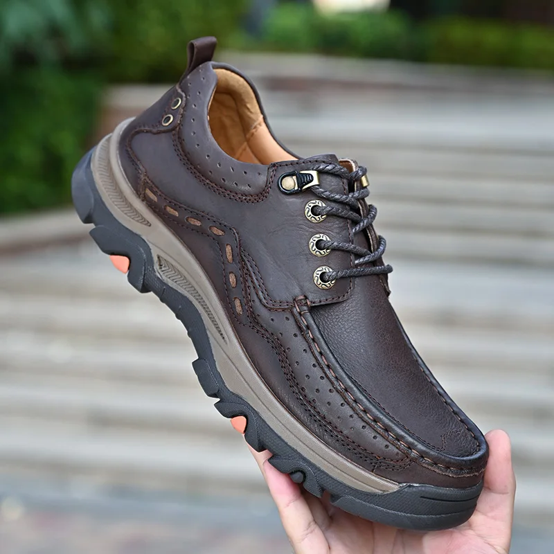 أحذية رجال الأعمال الرسمية الجديدة غير الرسمية - طبقة علوية من الجلد ناعمة ومريحة داخلية مع نعل مبطن وأحذية مداس غير قابلة للانزلاق