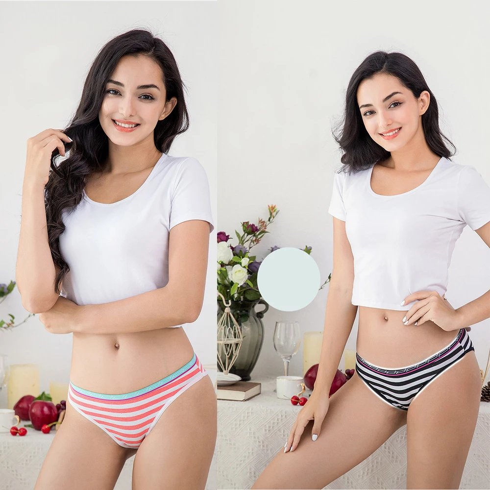 Sexy Panties for Women Female Underwear Bikini Cotton Crotch Briefs Lingerie Intimate Ladies Low Rise Waist Breathable FUNCILAC - 5