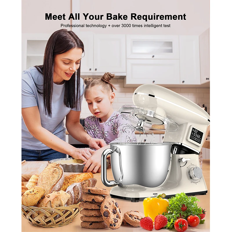 Electric Kitchen Food Mixers Machines Bakery Food Dough Mixers home appliance kitchen accessories stand mixers 6