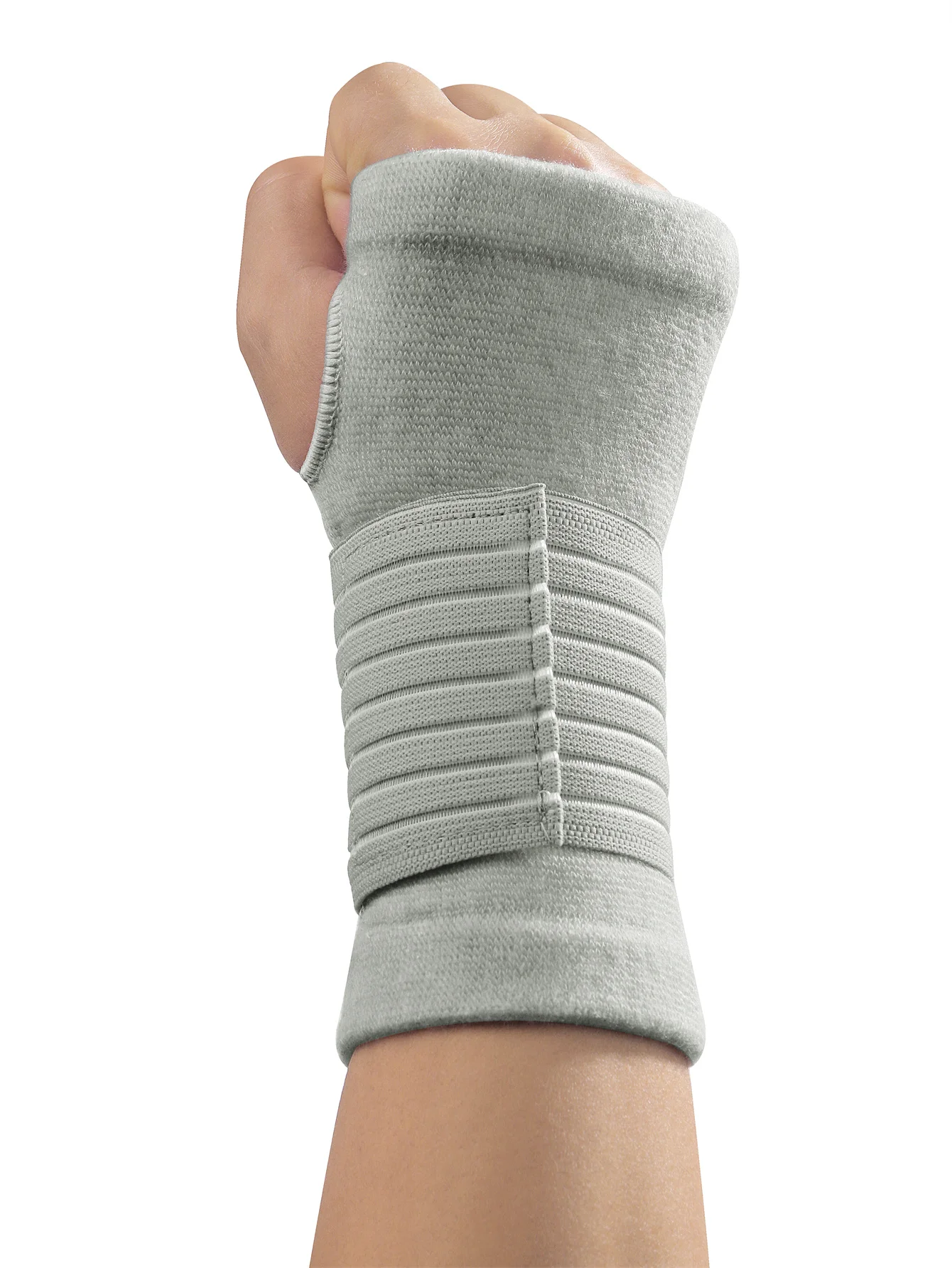 1 Piece Free Size Elastic Sports Safety Carpal Tunnel Tennis Wrist Bandage Brace Support Palm Pad