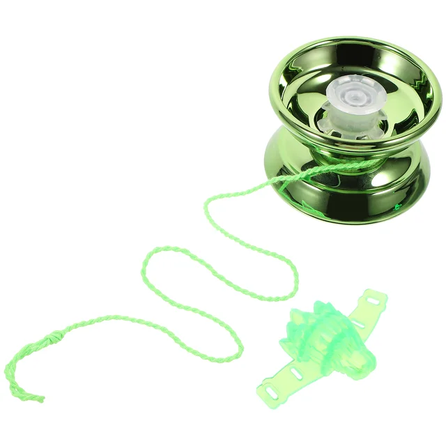1 Set Alloy Professional Unresponsive Yo Yo Balls For Sturdy Metal String Plaything Finger Skill Toy Gift Red Yoyo Ball Yo Yos 1