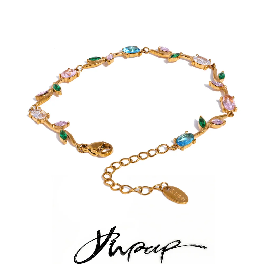 Yhpup Bracelet Cubic Zirconia
