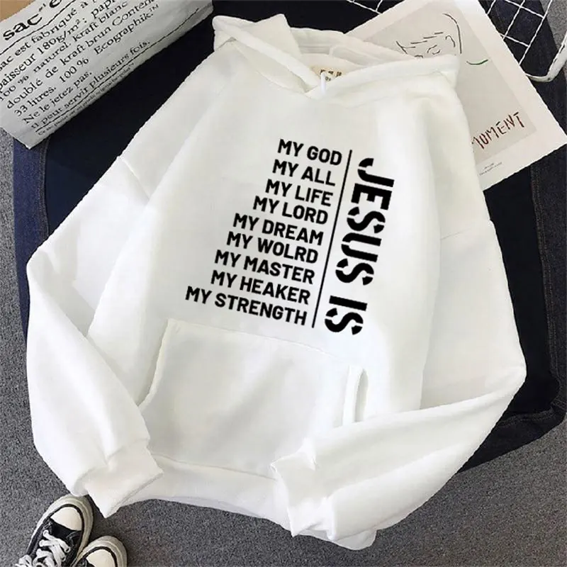 

Autumn and winter women's warm hoodie printed style