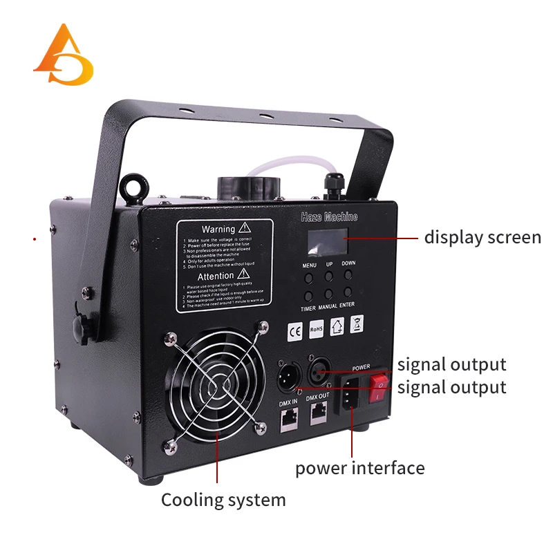 500W Water Based Smoke Machine Stage Effects for DJ Disco Show Event Party Wedding Remote Control DMX Fazer Smoke Equipment