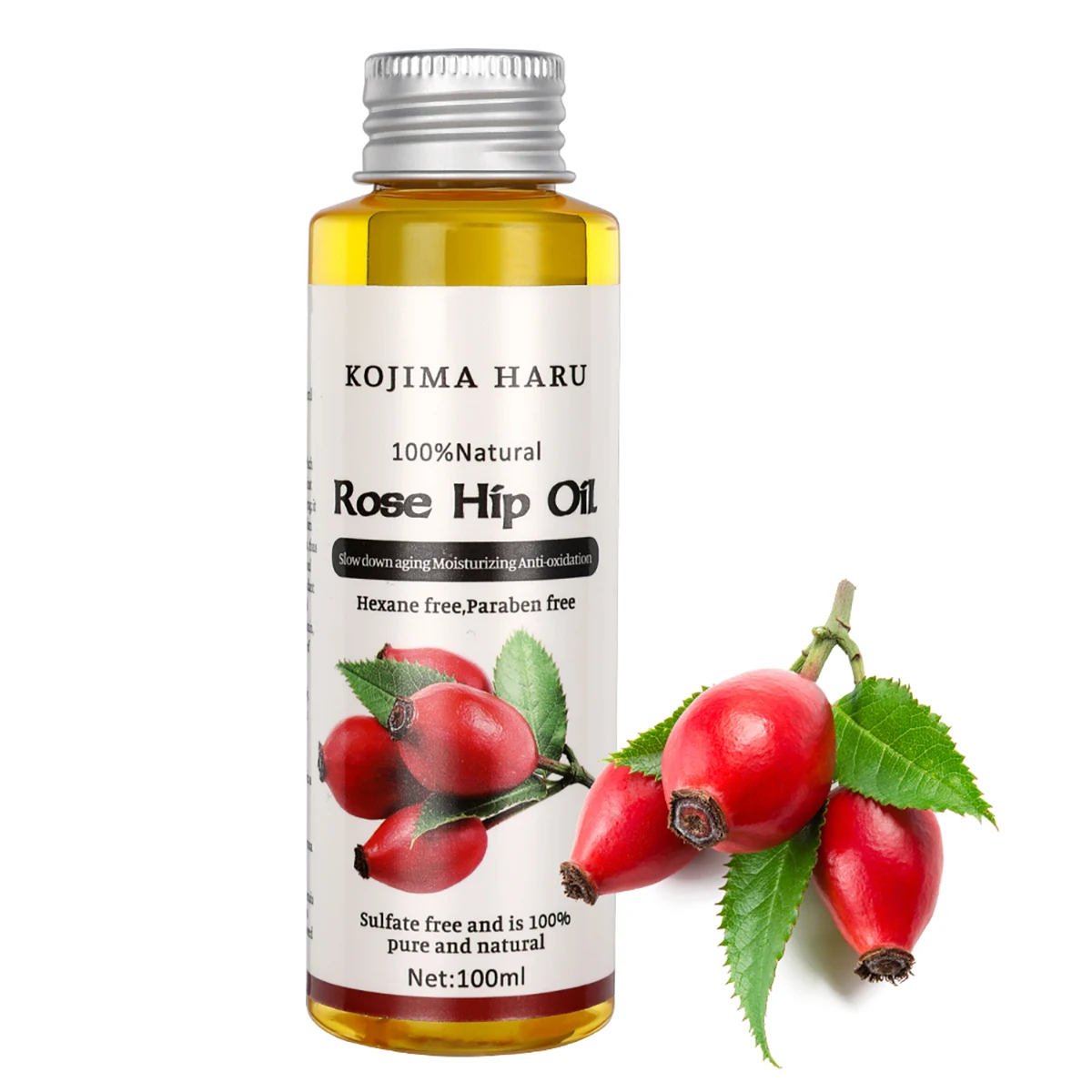 100ml Natural Organic Rose Hip Oil Massage Face an