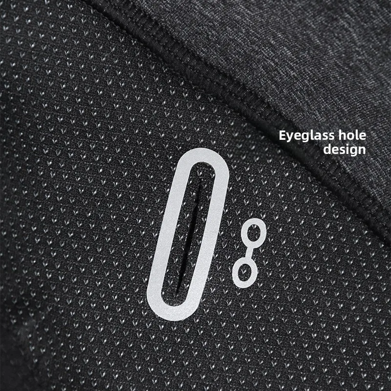 오토바이 겨울 사이클링 방한모 바람막이 따뜻한 모자 야외 러닝 라이딩 자전거 모자 안경 구멍 있는 헤드웨어 남성용