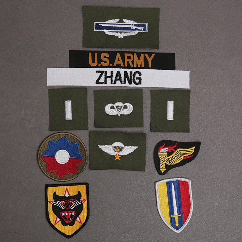 Veste US Army TCU M65 Reproduction - Patchs CIB Parachutiste 10th Mountain