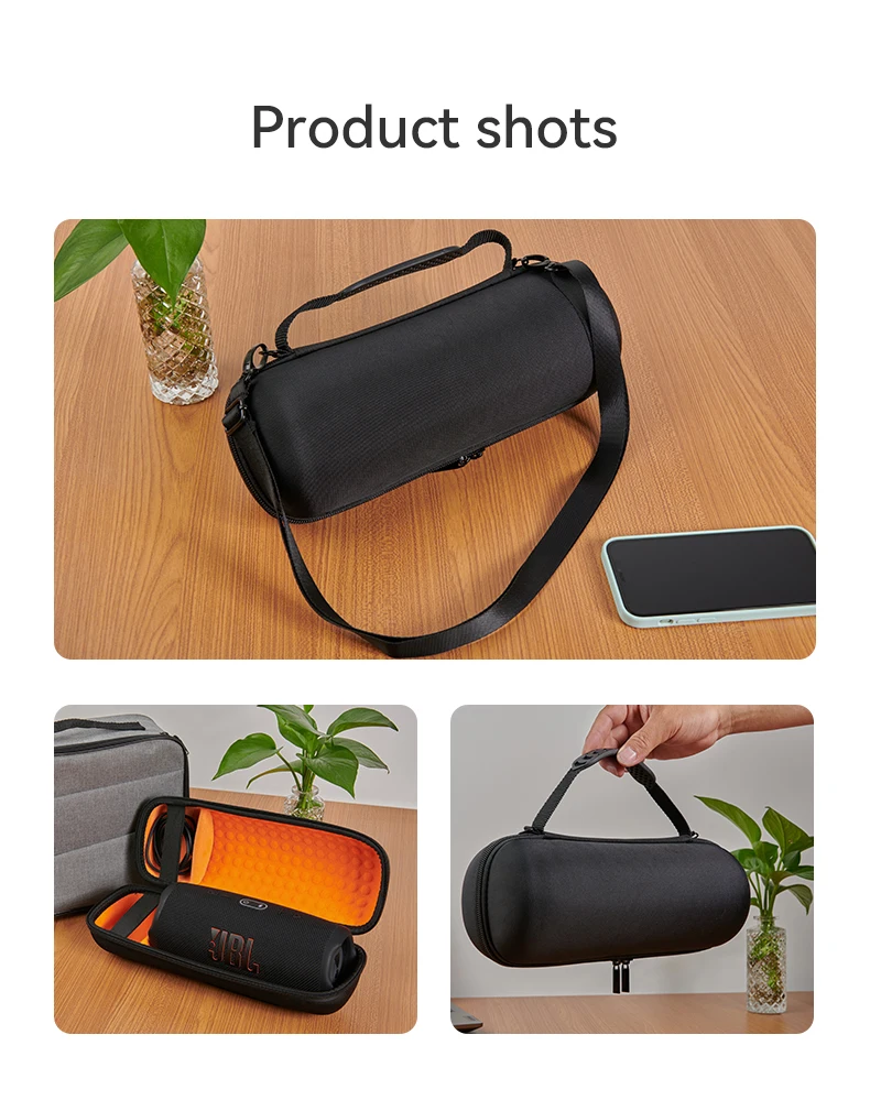 Hard EVA Travel Box Protective Cover Carrying Storage Bag Case for JBL Charge 5 Wireless Bluetooth Speaker Portable Shoulder bag