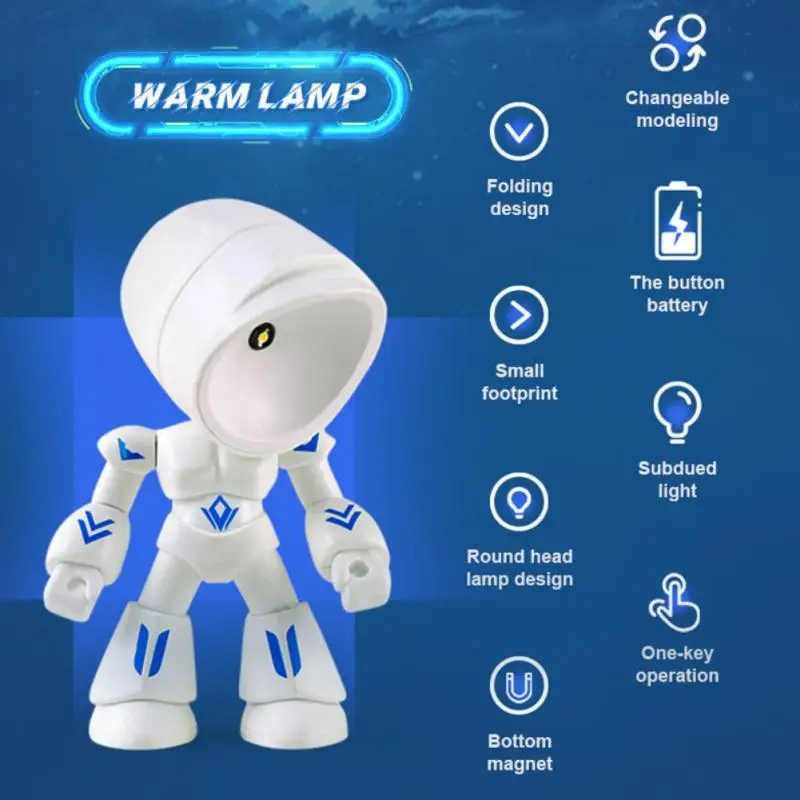 

Mini Cute Pet Light LED Night Light Ins Student Gift Cartoon Pet Folding Table Lamp Kids Room Bedside Bedroom Living Room Decor
