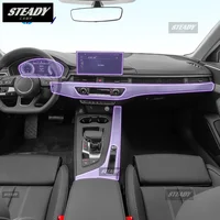For Audi A4 B9 FY 2020-2023 Car interior Center console transparent TPU Paint protective film Anti scratch sticker LCD screen 2