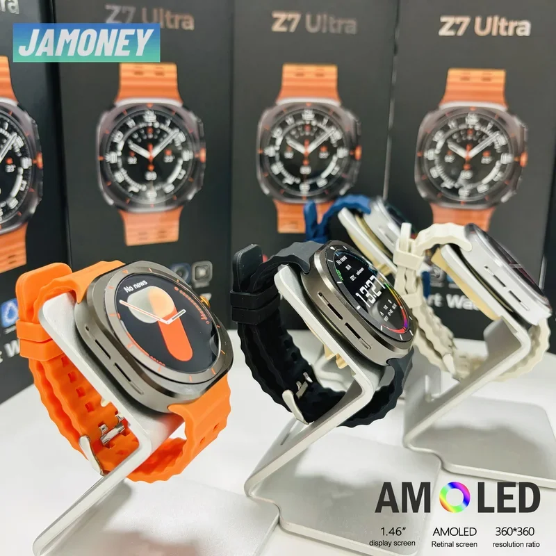 New fashion maybe round screen smartwatch Z7 ultra Bluetooth phone compass new style appearance smart wristband wearable device - Image 5