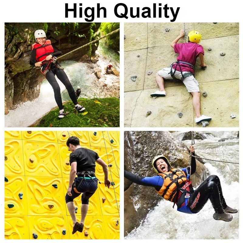 Outdoor Safety Protection Equipment Harness Sports Rock Climbing Half-Body Waist Support Aerial Survival Mountain Tools - 2