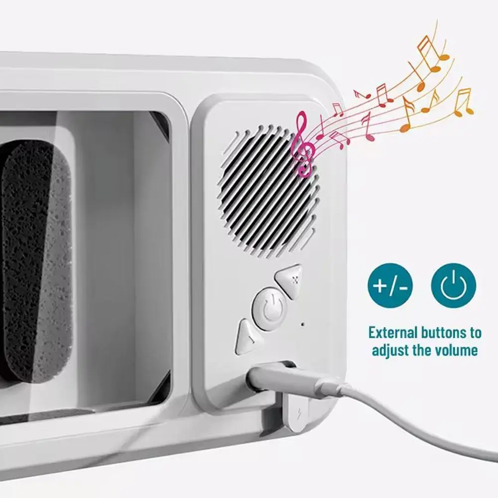 Waterproof Bluetooth Shower Speaker with 360° Rotating Phone Holder