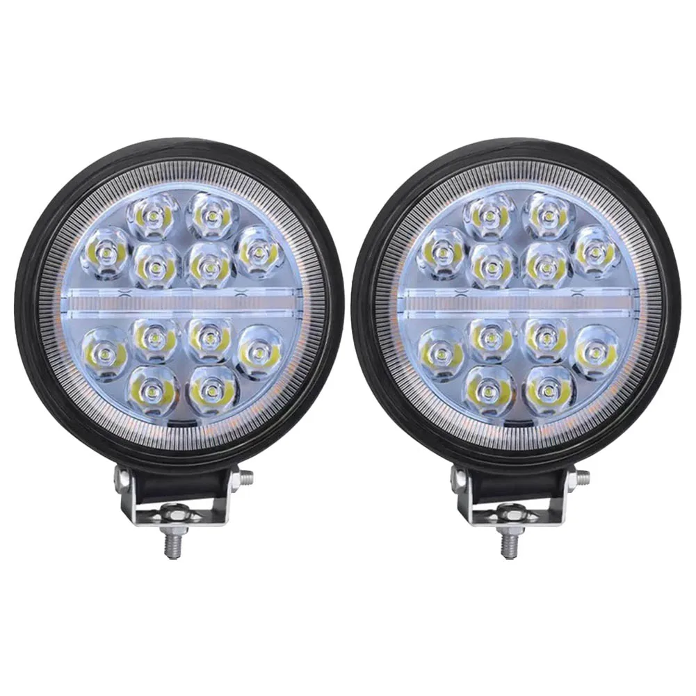 

Led Work Lights 36W 12LED 48W 16LED Spot LED Light Bar Round Fog Light 12-24V
