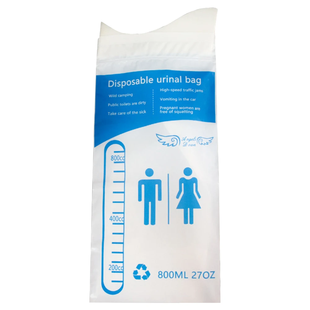 800ml 일회용 소변 주머니 야외 응급 소변 주머니 누출 방지 구토 주머니 임산부 및 어린이용 자가 밀봉
