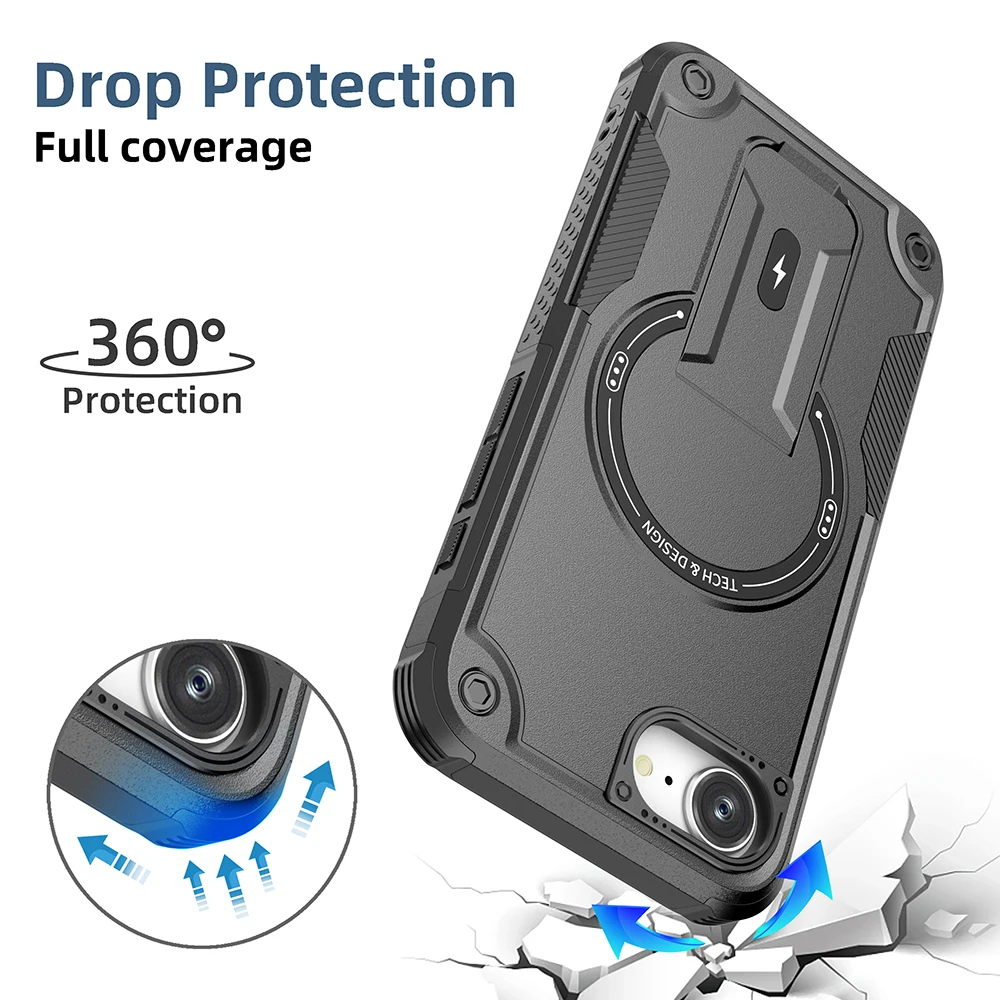 Premium Protective Military-Grade Wireless Charging Phone Case
