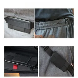 Outdoor Anti-theft Black Invisible Storage Waist Bag Sports Running Belt Card Pouch Mobile Phone Fanny Pack Wallet Key