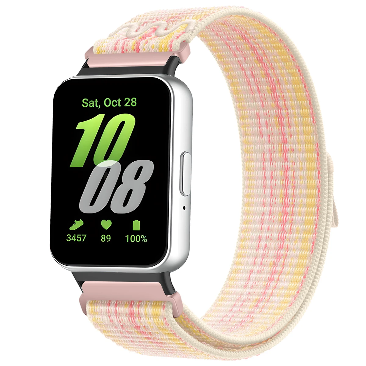 Breathable Sport Nylon Loop Strap for Fitness Tracker - Adjustable Replacement Band