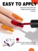 YOKEFELLOW Gel Nail Polish Set 6PCS 10ml Rich Pigment Soak Off Low Odor Long-Wear Gel Varnish for Professional Manicure 5