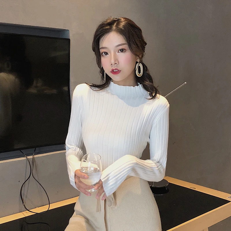 

Новая зимняя верхняя одежда без подкладки, свитер, женский свитер с воротником-лодочкой