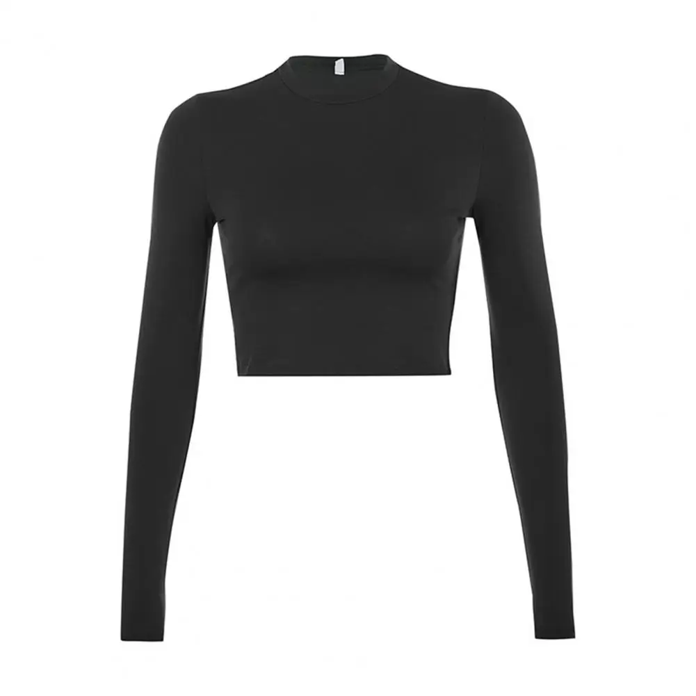 T-shirt Manches Longues Femme - Col Roulé, Matière Douce Stretch, Idéal Sous Un Pull Ou Porté Seul - 9