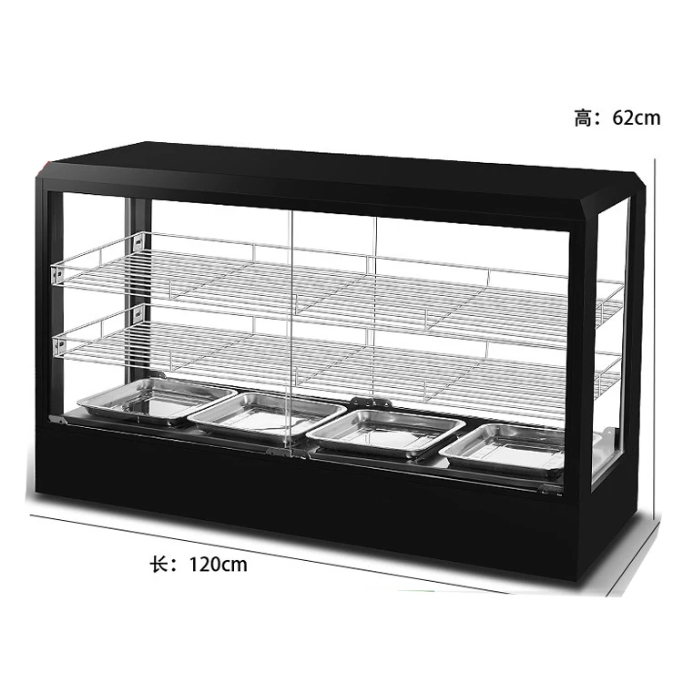 Commercial Food Warming Display Cabinets Food Warmer Machine Snack Electric Hot Display