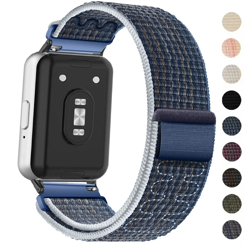 Breathable Sport Nylon Loop Strap for Fitness Tracker - Adjustable Replacement Band